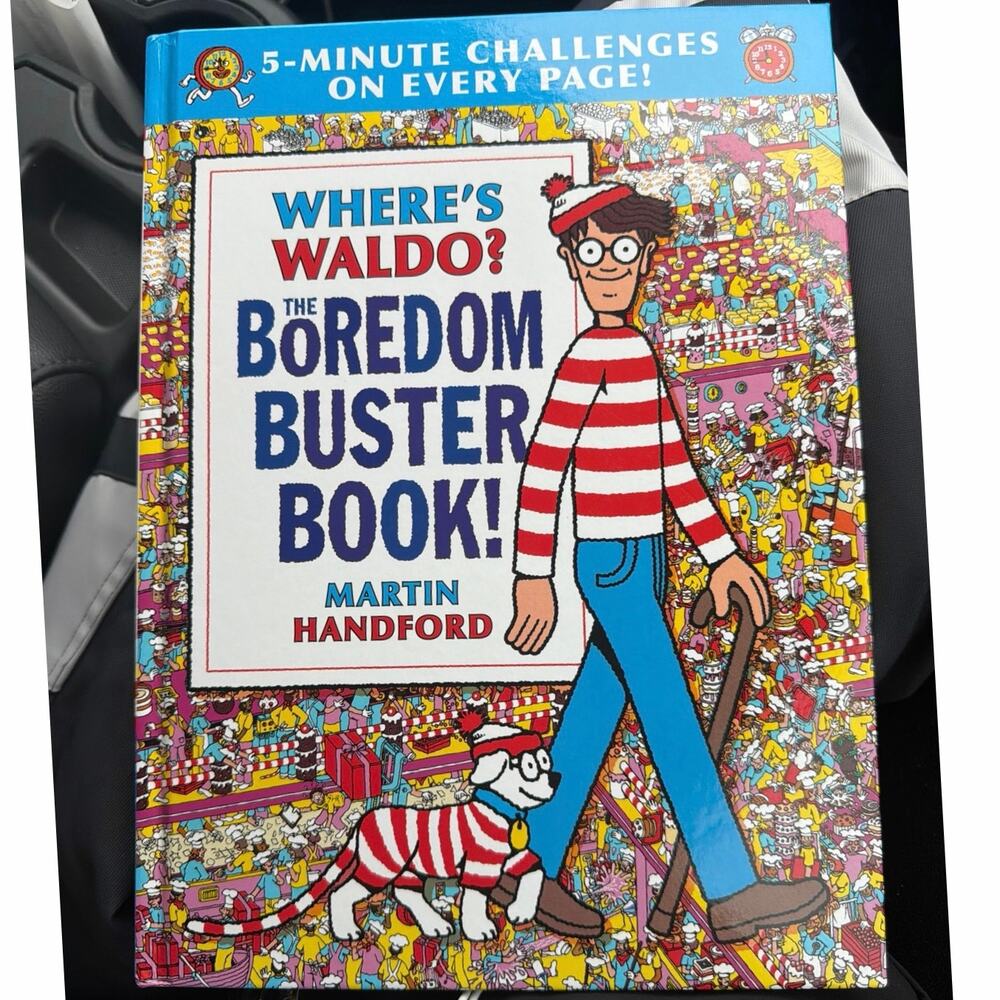 Where's Waldo? Boredom Buster Book: 5-Minute Challenges 220 pages New